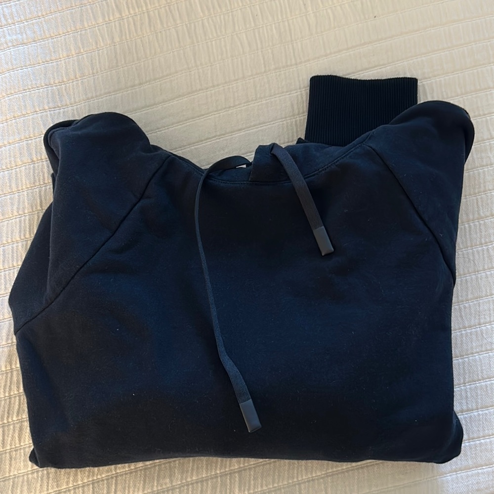 Theory Outlet Soft Navy Hoodie